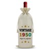 75th Birthday Gifts for Women Men Wine Bag 75 Years