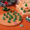 OKUMEYR 30pcs Craft Christmas Tree Mini Christmas Tree Christmas Accessories