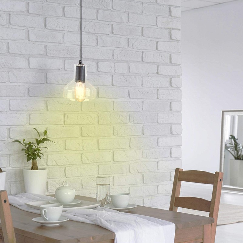 Lámpara Colgante Vintage Negro E27 40w 1 Luz