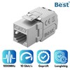 2x CAT 7 Keystone Network Module RJ45 - High Speed