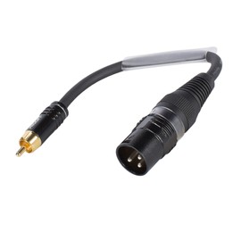 Sommer Cable Adaptor Cable RCA RCA 2 Pin Male to XLR 3 Pin Male 15 cm Hicon Connectors TRH7U0015 SW