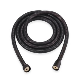 Stainless Steel Replacement Shower Hose, Flexible Shower Tube for Bathroom Shower Head Oil Rubbed Bronze Bathroom Water PipeColor: oil rubbed bronze, Length: 79 in