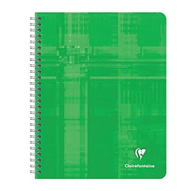Clairefontaine 884C College Notepad (16.5 x 21 cm, Squared with Margin, 90 Sheets) 1 Piece Assorted Colours