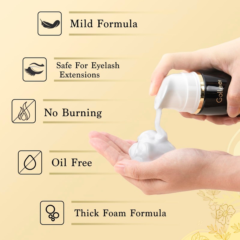 Lash Shampoo -100 ML Eyelash Shampoo Eyelash Extension Cleanser for