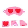 COLLBATH Plush Heart Eye Mask Comfortable Sleep Eye Cover for