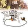 Backpacking Stove Windproof Nonslip Strong Durable Convenient Adjustable Camping Gas