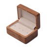 CrweanWcee Ring Case, Mini Ring Case, Wooden Pairing Case, Pair