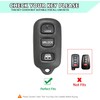 FT FUNTOR 2 Pcs for Toyota Key Fob Cover,Compatible with
