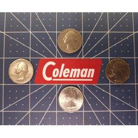 Coleman Lantern Sticker "No Border" V2 Edition. (Collectible Sticker)