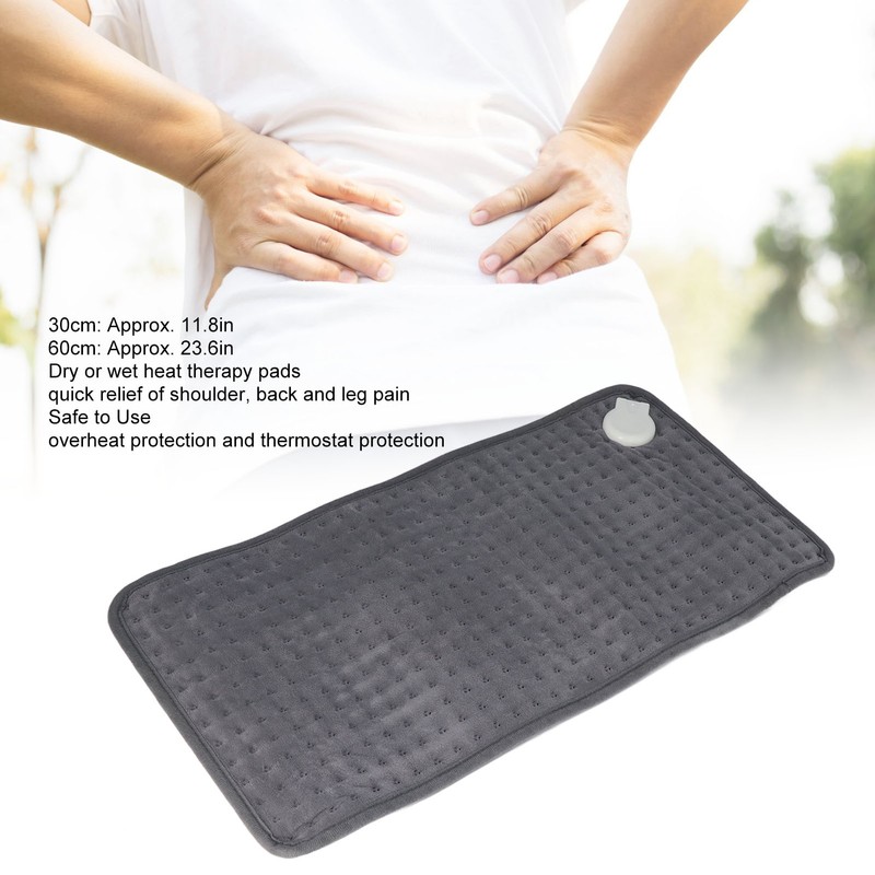 Electric Heating Pad for Back Neck Legs Adjustable Washable Intelligent