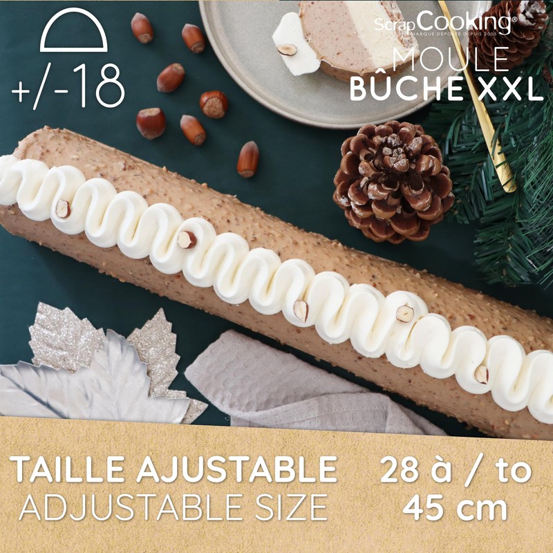 ScrapCooking - XXL Log Mould - Stainless Steel