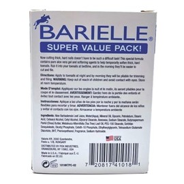BARIELLE Crema Suavizante Para Uñas De Los Pies, 1.18 Oz. Juego De 2 Piezas Con Cortaúñas Barille.