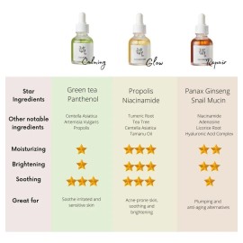 Beauty of Joseon Glow Serum 30ml Ilumina,Control del Acn y Reduce Poros Todo Tipo De Piel DaNoche                                                     