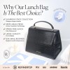 BEAUTY GOODIES - Modern Stylish Insulated Lunch Bag - Medium