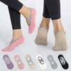 Jaming X-Band Non-Slip Pilates Yoga Socks SD-1004911 Khaki-ONE 2ea