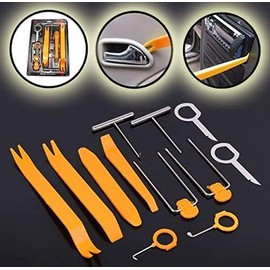 12x Tool Set Trim Wedges Disassembly Interior Trim Door Trim Interior Trim Repair Trim Wedge Clip Remover Sarachen INION (Lever Tool)