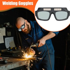 Auto Darkening Welding Goggles,Safety Goggles with True Color - Comfortable Portable Helmet Shield for Women Soldering Arc Cutting Metal Weld Safety Protection
