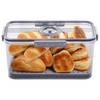 Bread Box Airtight Bread Boxes with Lid,Time Recording Bread Storage