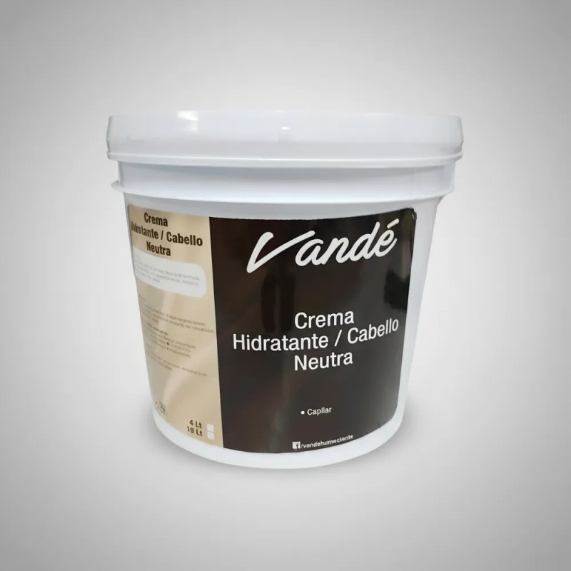 Crema Capilar Hidratante Vandé 19 Lts. - Neutra