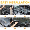 car-attention Side A-Pillar Hood Ditch Light Bar Mount Brackets For