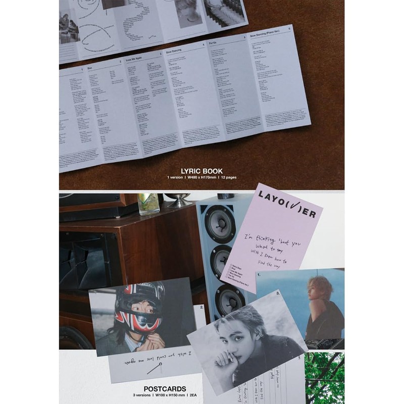 V BTS - Layover Album (Violet ver.)