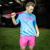 BSBL-SZN Short Sleeve Hoodie V2 - Cotton Candy Blue -