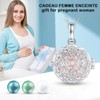 CELESTIA Silver Plated Harmony Bola Ball Necklace for Pregnant Woman