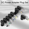 ELFJMZP DC Adapter Plug Set 8-in-1 90 Degree Right Angle