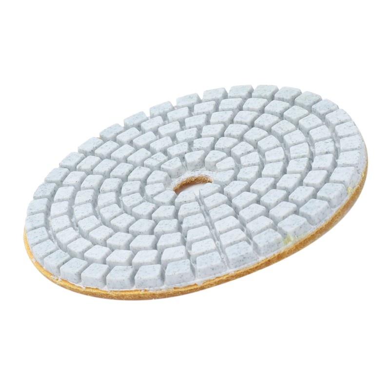 10Pcs 3in Diamond Wet Polishing Pad Soft Grinding Discs Polisher