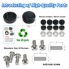 Trailer License Plate Bracket Holder with Silicone Car Tag Frame
