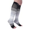 Doc Miller Open Toe Compression Socks Women and Men 20-30mmHg,