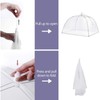 Pack of 3 Fly Covers Mesh Screen and Foldable Umbrella