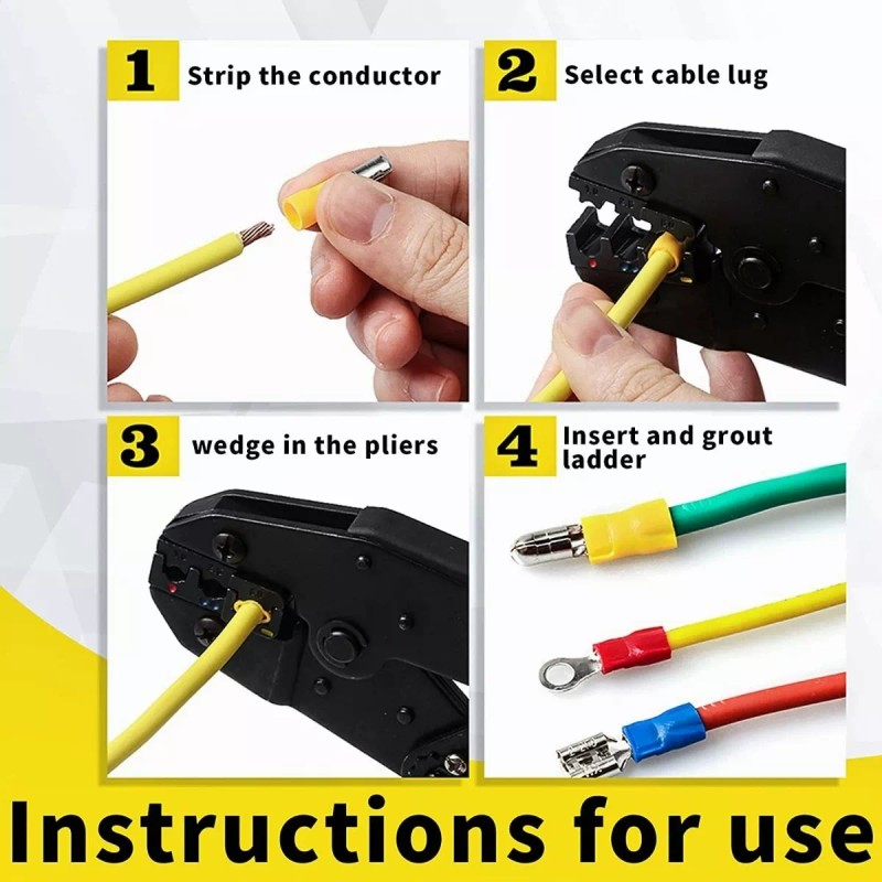 Lostrain Terminales Aisladas Conectores Con Tubos Termorretráctiles