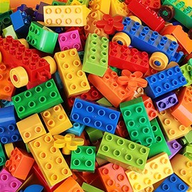 Juego de bloques de construcción grandes de 208 piezas, ladrillos grandes clásicos compatibles con todas las principales marcas, juguetes educativos S