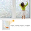 Volcanics Rainbow Window Privacy Film, Decorative Stained Glass Window Film,