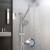 7.5" Rotatable Dual Shower Head with Handheld Combo, Kids Friendly