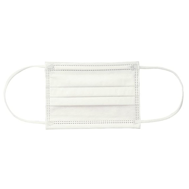 AENA Easy Mouth 3-Layer Non-woven Mask (White/SS Size, For Toddlers,