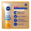 Protector Solar Facial NIVEA SUN Control Brillo Tono Claro, Cobertura