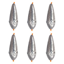 Pro Filstar Inline Olivette Fishing Lead Set 6 x 6 g - Lead Weights - Lead Fishing