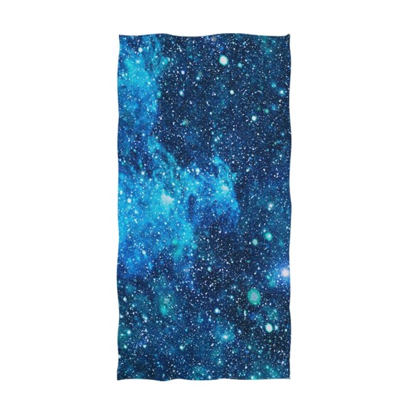 Naanle Beautiful Outer Space Nebula Print Soft Bath Towel Highly