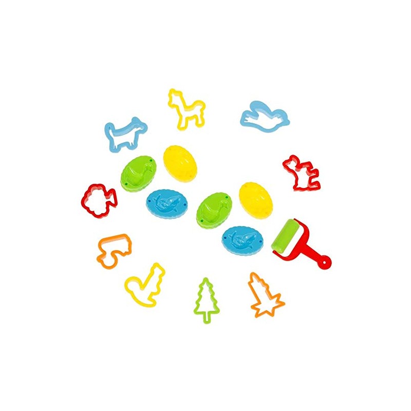 Faburo 23 Pcs Clay Modelling Clay Cookie Cutter Cookie Cutter