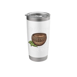 Rooted Kava Leaf Kava Shell Stainless Steel Insulated Tumbler