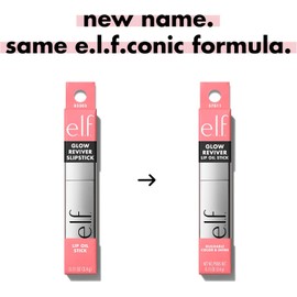e.l.f. Glow Reviver - Barra de aceite labial tintado, no pegajosa e hidratante para un acabado de brillo suave, vegano y libre de crueldad, energía Pink-Me