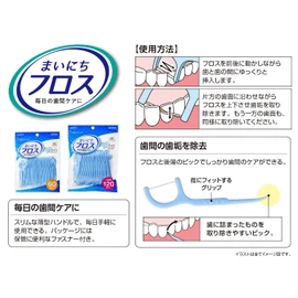 Ebisu Meiichi Floss, 60 Pieces, Set of 4