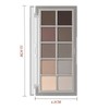 Makeup Eyeshadow Palette - 10 Smooth Matte Colors for Natural