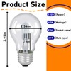 Kamrexi 6PCS 043168787963 78796 Halogen Light Bulbs, 43W 120V Light