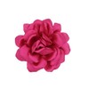 Dainty Satin Fabric Rose Flower Brooch Pin for Women Elegant