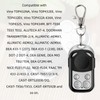 2PCS Universal Garage Door Opener Remote, 433MHz Key Fob with