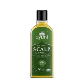 Ayumi Bio Active Scalp & Hair Oil, With Lemon & Bergamot Oil to Revitalise Hair & Scalp, Locks in Hydration to Prevent Dry Scalps & Dull Hair 1 x 150ml