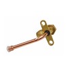 Boginity Air Conditioner 3-Way Globe Valve Elbow for 1/4 Port.